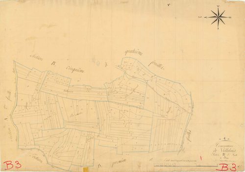 Villebois - 3 P 9462 - 3 P 9462 -  Feuille 3  (1826)