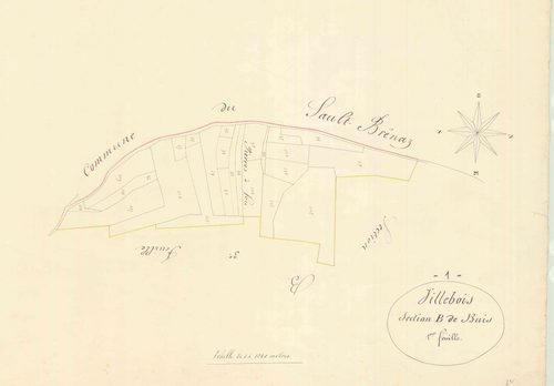 Villebois - 3 P 9466 - 3 P 9466 -  Feuille 7  (1826-1967)