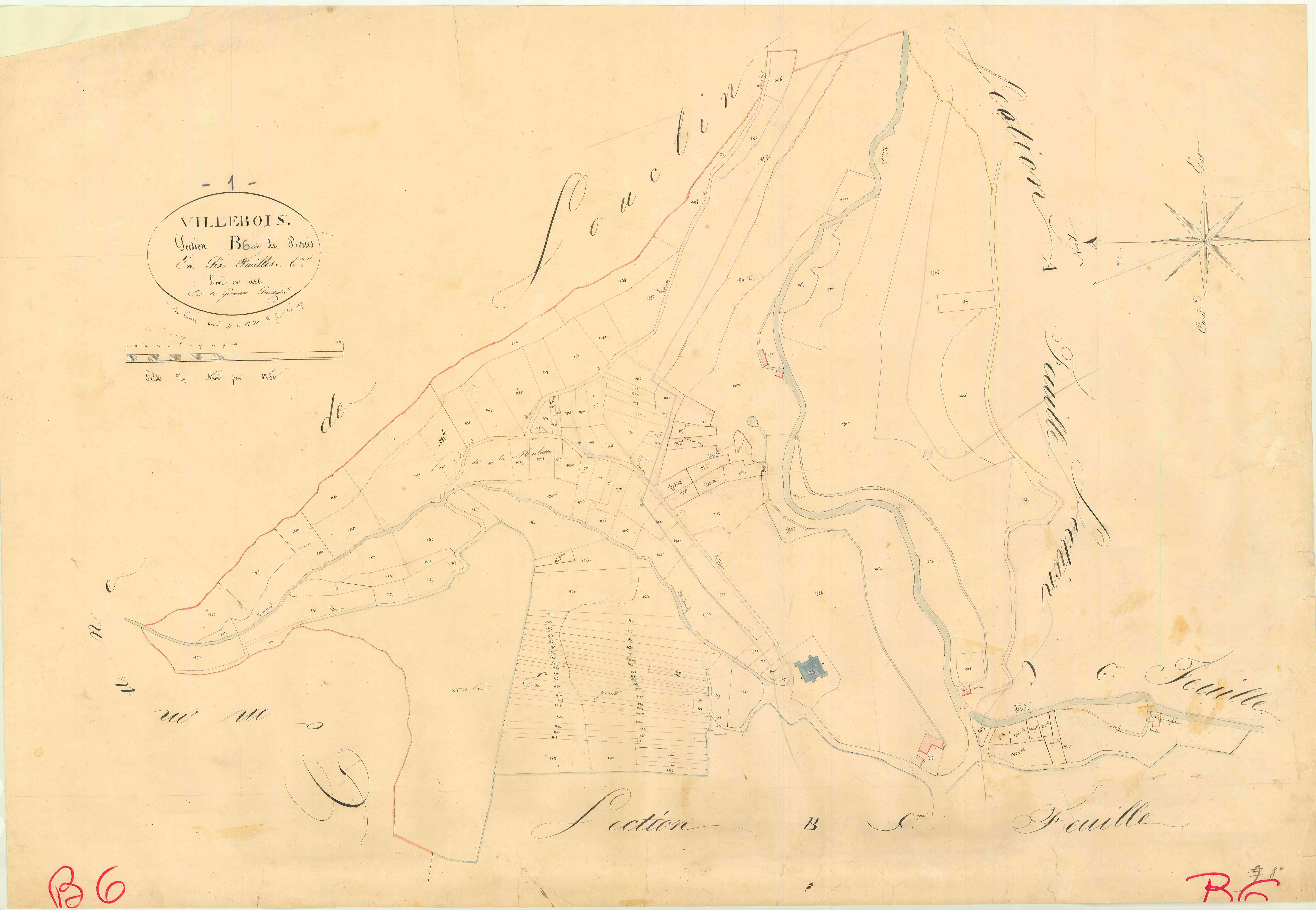 Villebois - 3 P 9465 - 3 P 9465 -  Feuille 6  (1826)