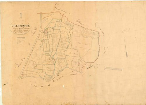 Villemotier - 3 P 9486 - 3 P 9486 -  Feuille 1  (1836)