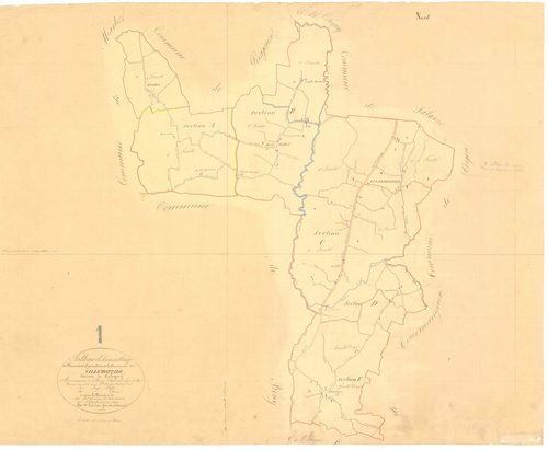 Villemotier - 3 P 9479 - 3 P 9479 -  Tableau d'assemblage  (1836)