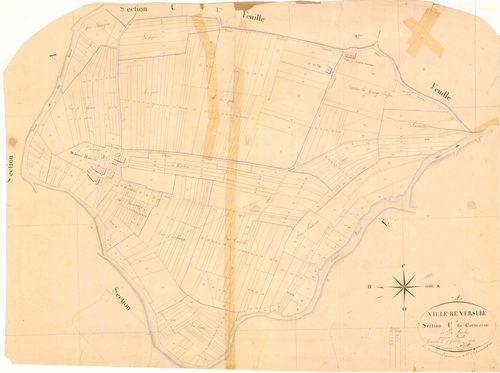 Villereversure - 3 P 9500 - 3 P 9500 -  Feuille 1  (1825-1826)