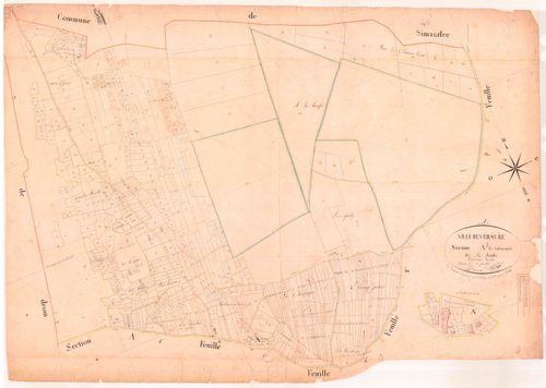 Villereversure - 3 P 9491 - 3 P 9491 -  Feuille 3  (1825-1826)