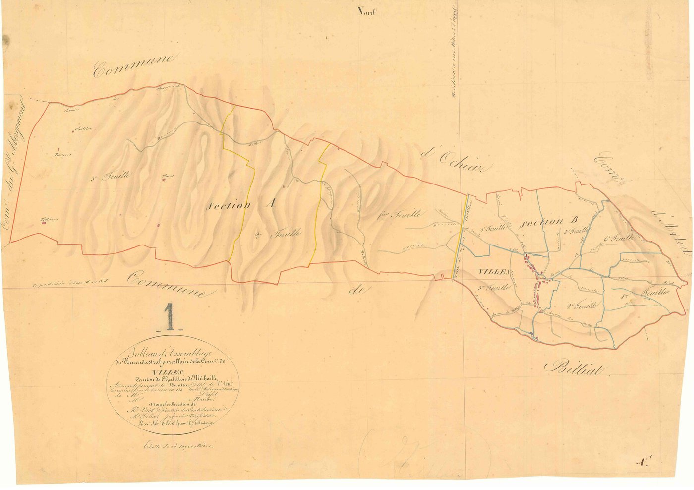 Villes - 3 P 9514 - 3 P 9514 -  Tableau d'assemblage  (1832)