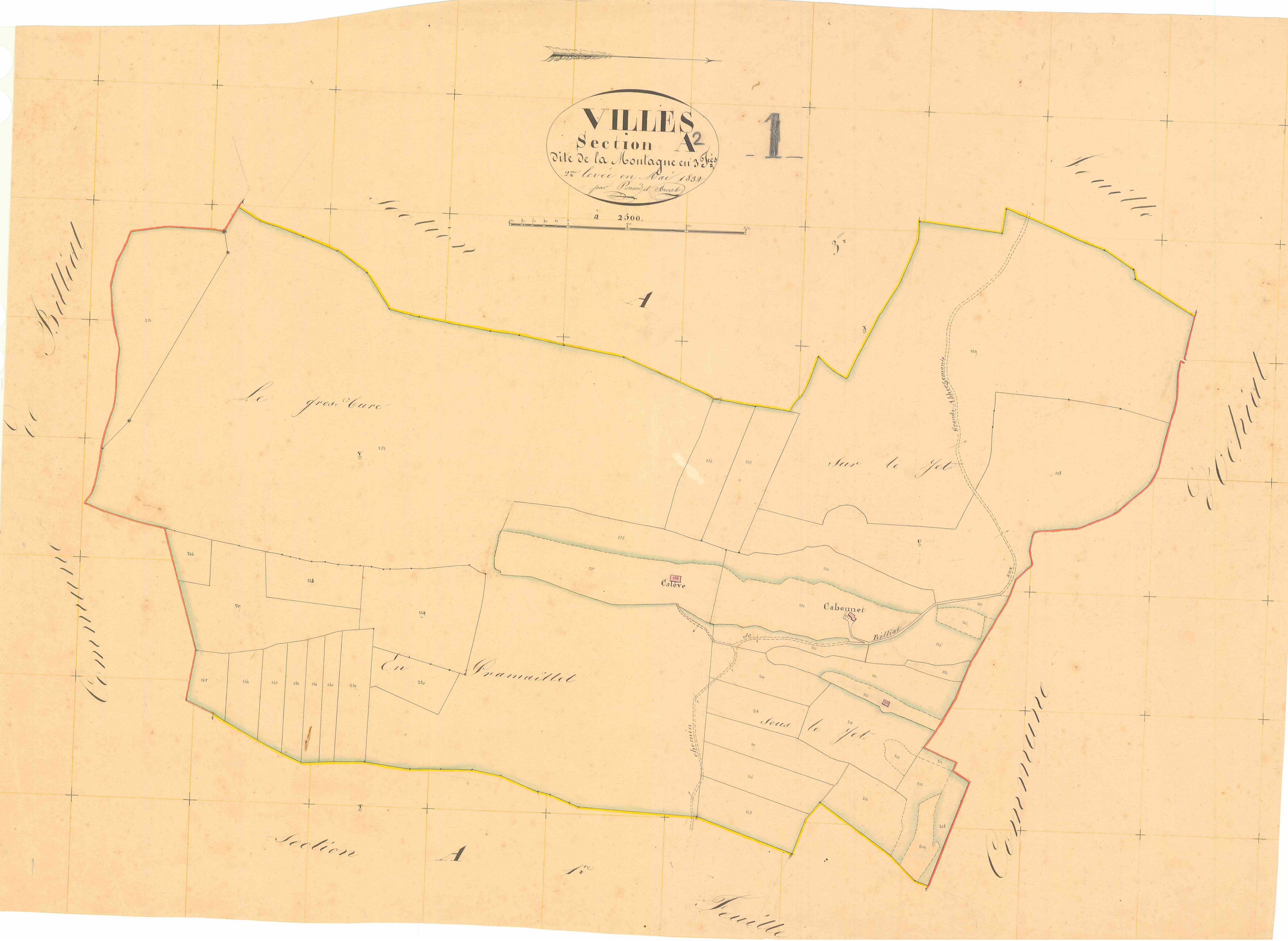 Villes - 3 P 9516 - 3 P 9516 -  Feuille 2  (1832)