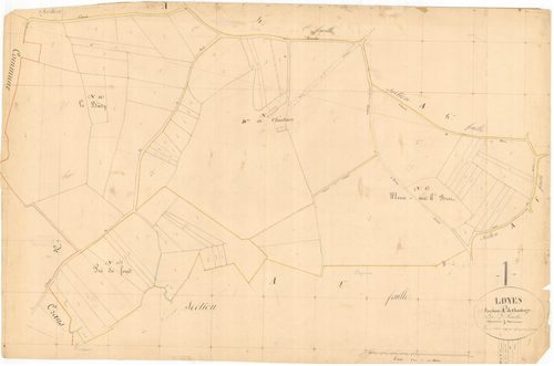 Loyes - 1777 W 263-8 - 1777 W 263-8 -  Feuille 3  (1839)