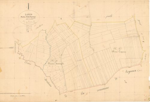 Loyes - 1777 W 263-7 - 1777 W 263-7 -  Feuille 2  (1839)