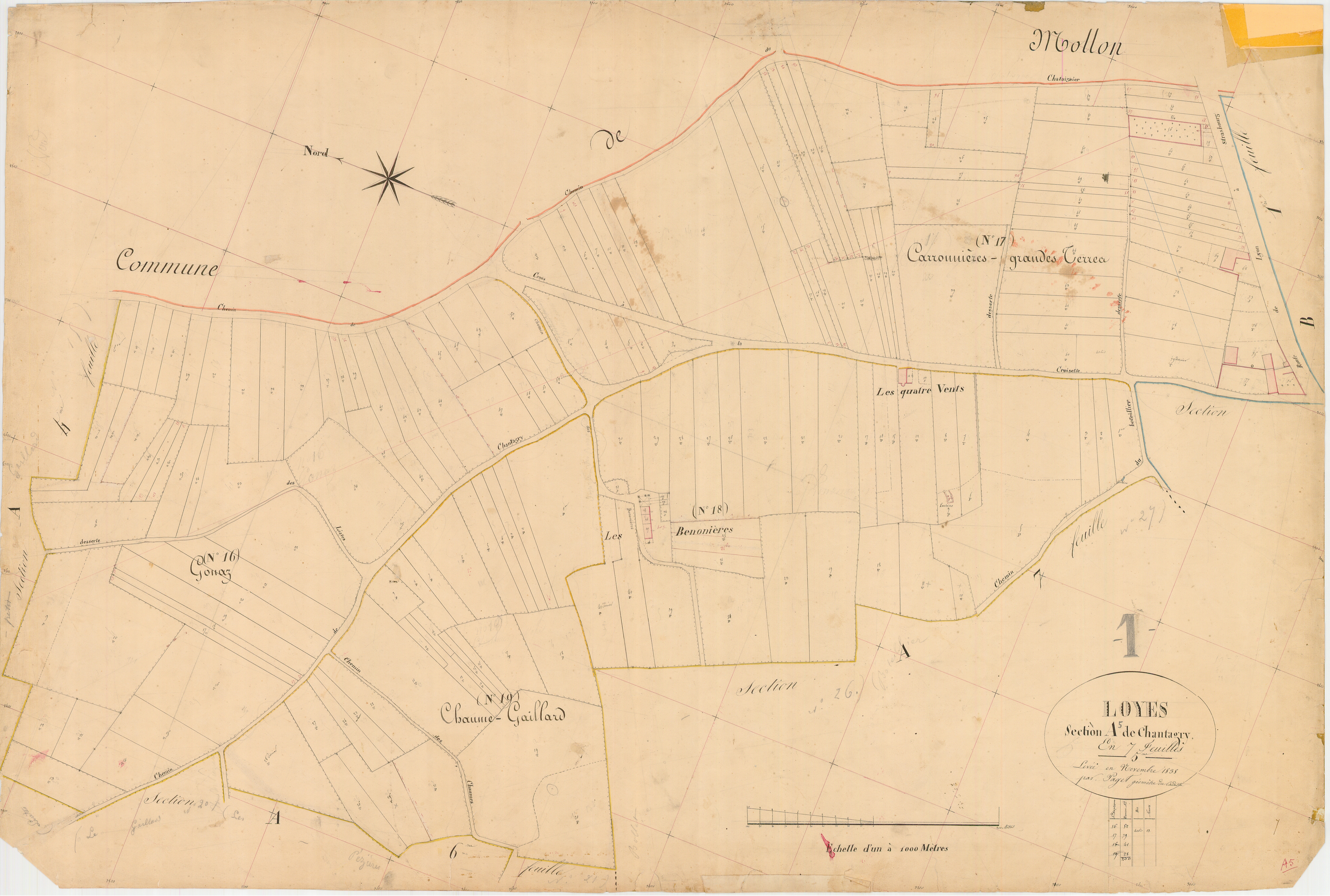 Loyes - 1777 W 263-10 - 1777 W 263-10 - Feuille 5 (1839)