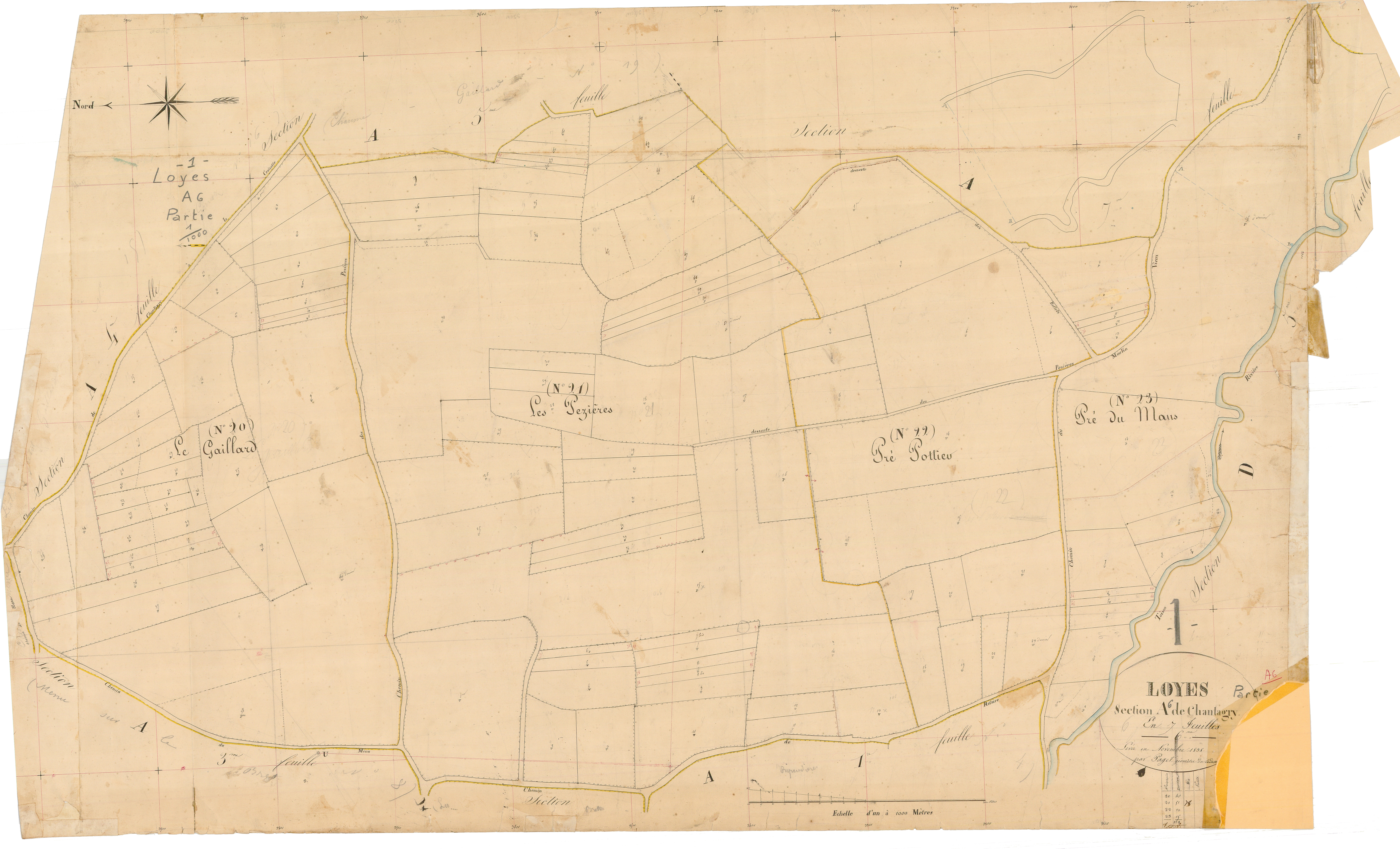 Loyes - 1777 W 263-11 - 1777 W 263-11 - Feuille 6 (1839)