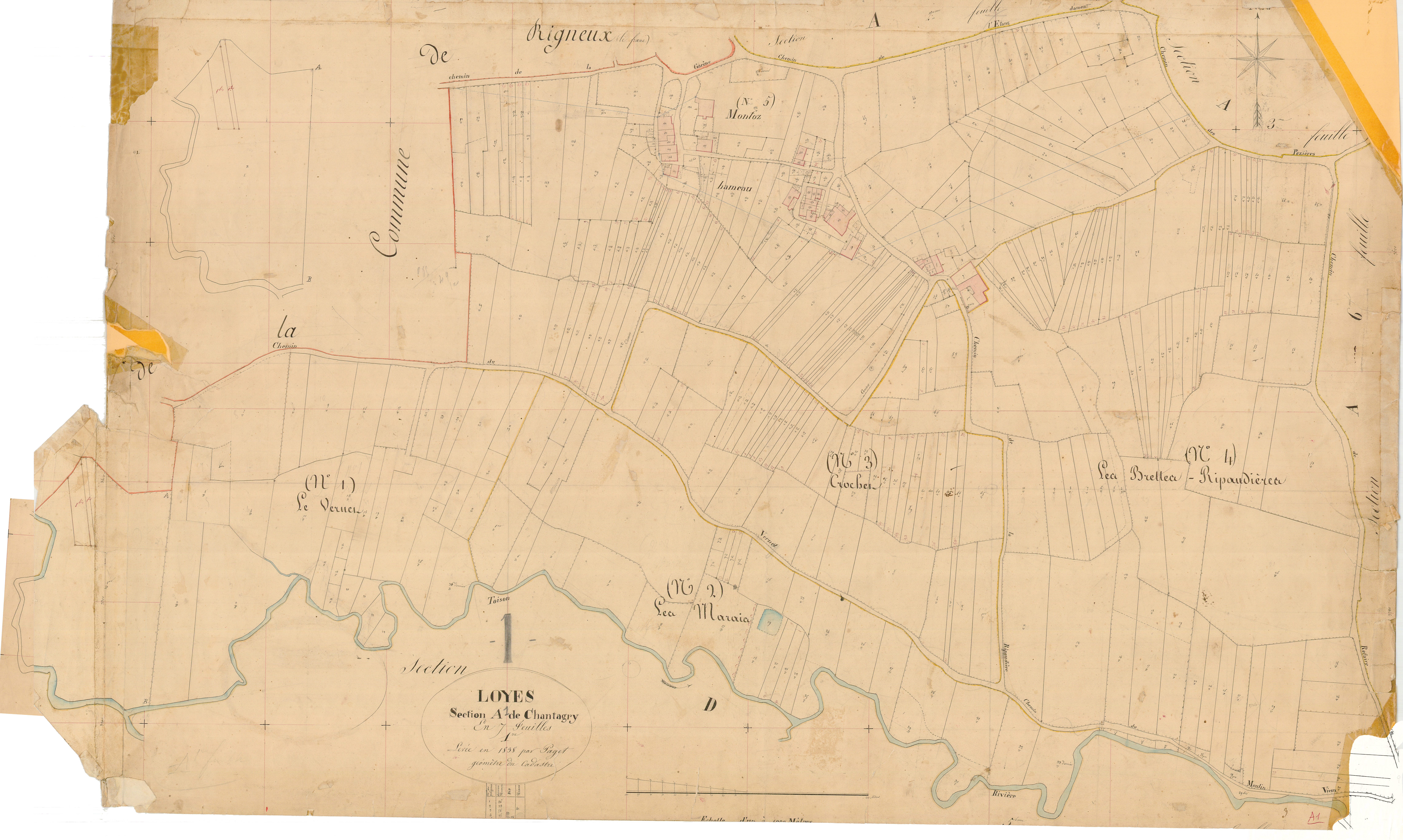 Loyes - 1777 W 263-6 - 1777 W 263-6 - Feuille 1 (1839)
