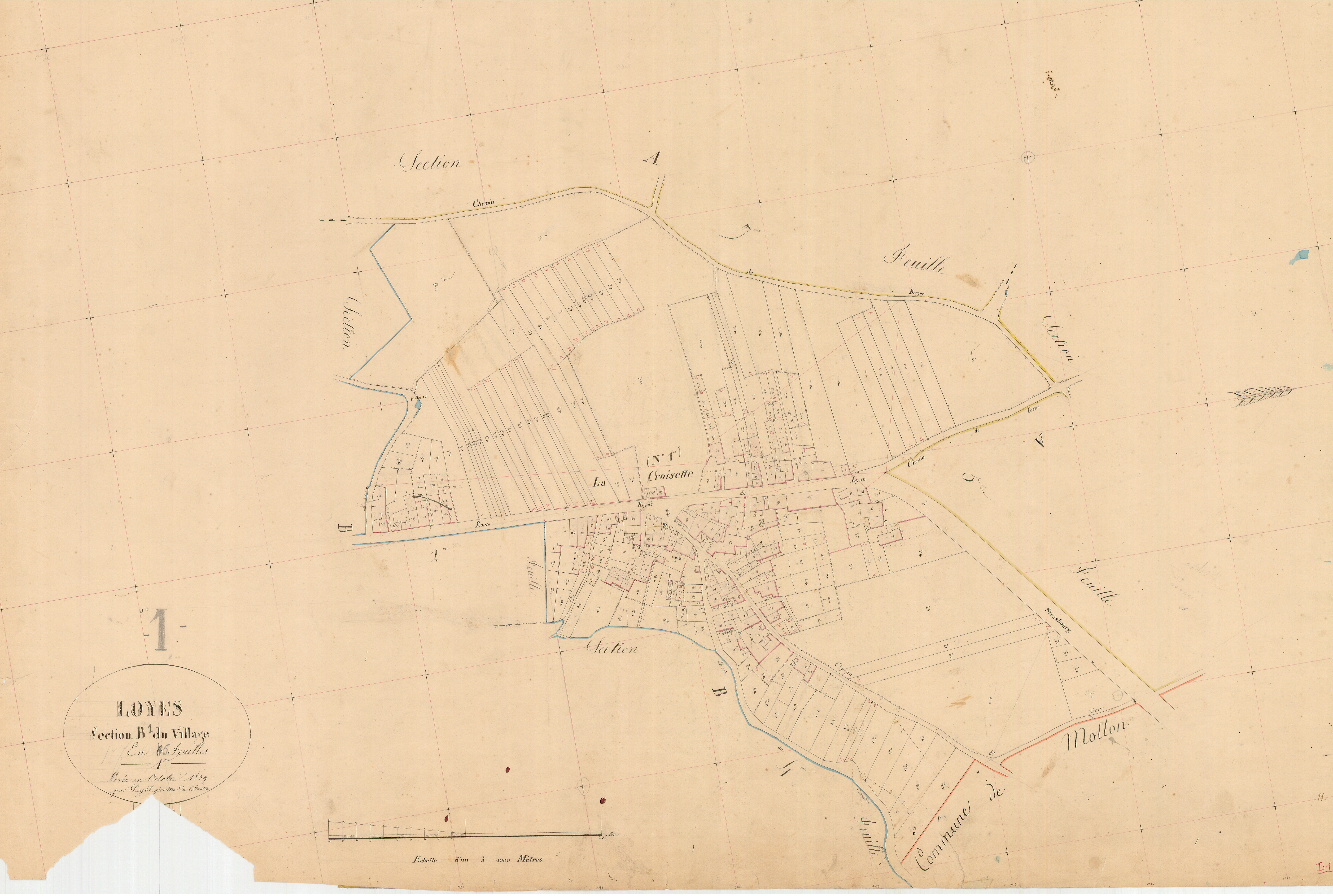 Loyes - 1777 W 263-13 - 1777 W 263-13 - Feuille 1 (1839)