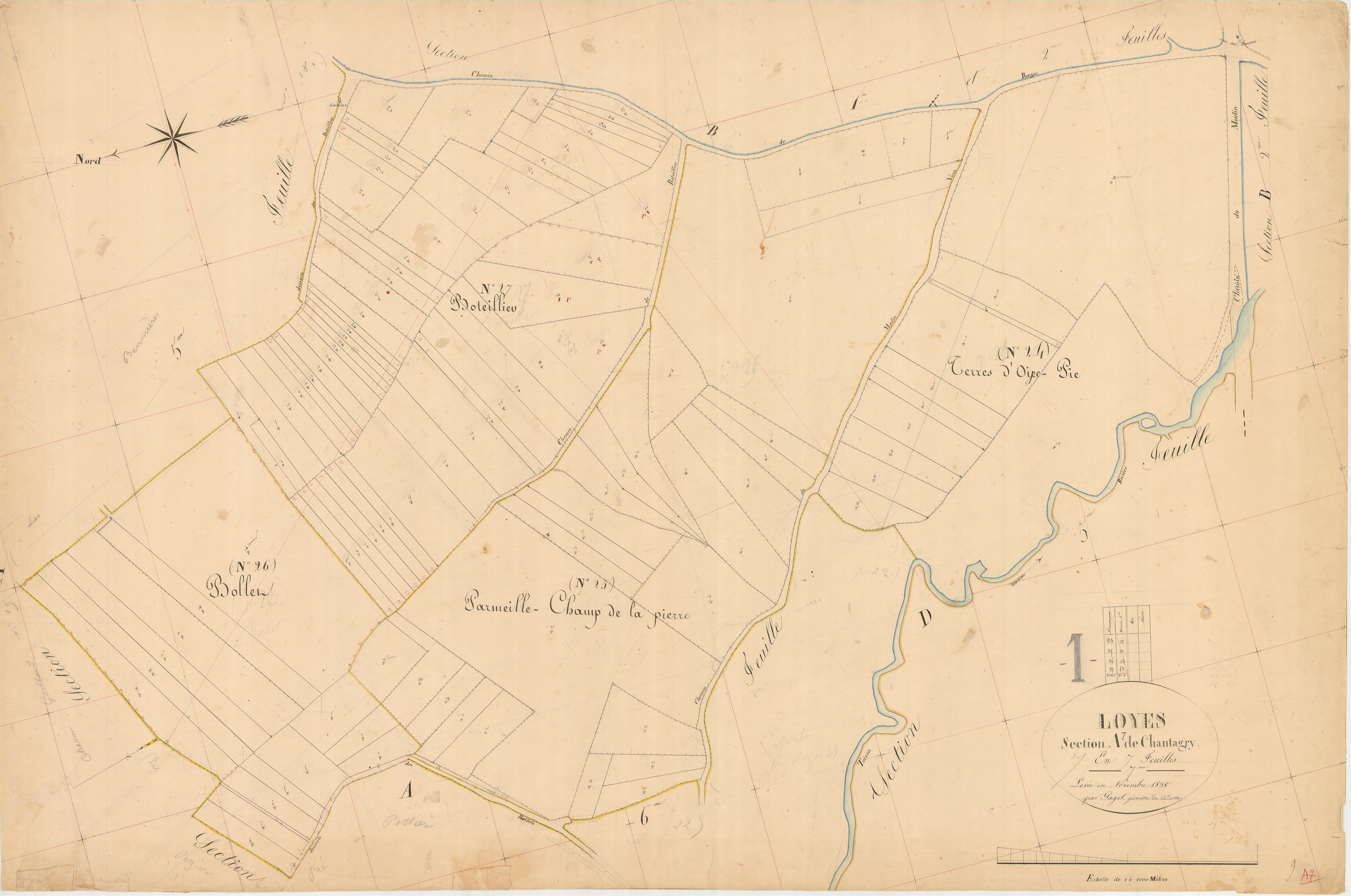 Loyes - 1777 W 263-12 - 1777 W 263-12 - Feuille 7 (1839)