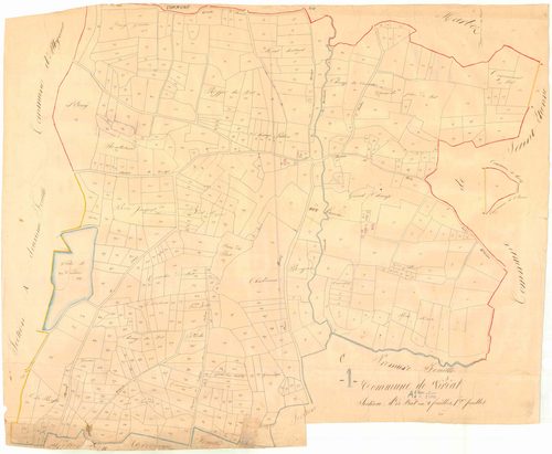 Viriat - 3 P 9525 - 3 P 9525 -  Feuille 1  (1830)