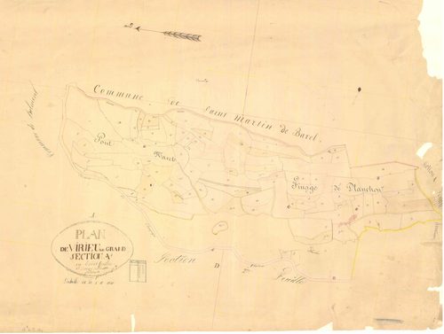 Virieu-le-Grand - 3 P 9546 - 3 P 9546 -  Feuille 1  (1833)