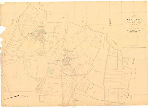 Virignin - 3 P 9588 - 3 P 9588 -  Feuille 8  (1836)