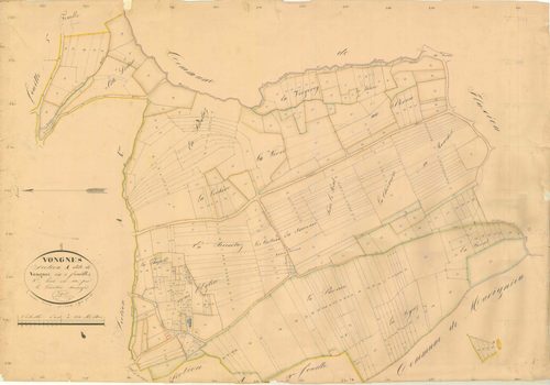 Vongnes - 3 P 9605 - 3 P 9605 -  Feuille 3  (1833)