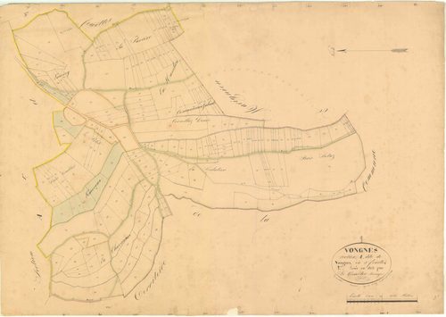 Vongnes - 3 P 9604 - 3 P 9604 -  Feuille 2  (1833)