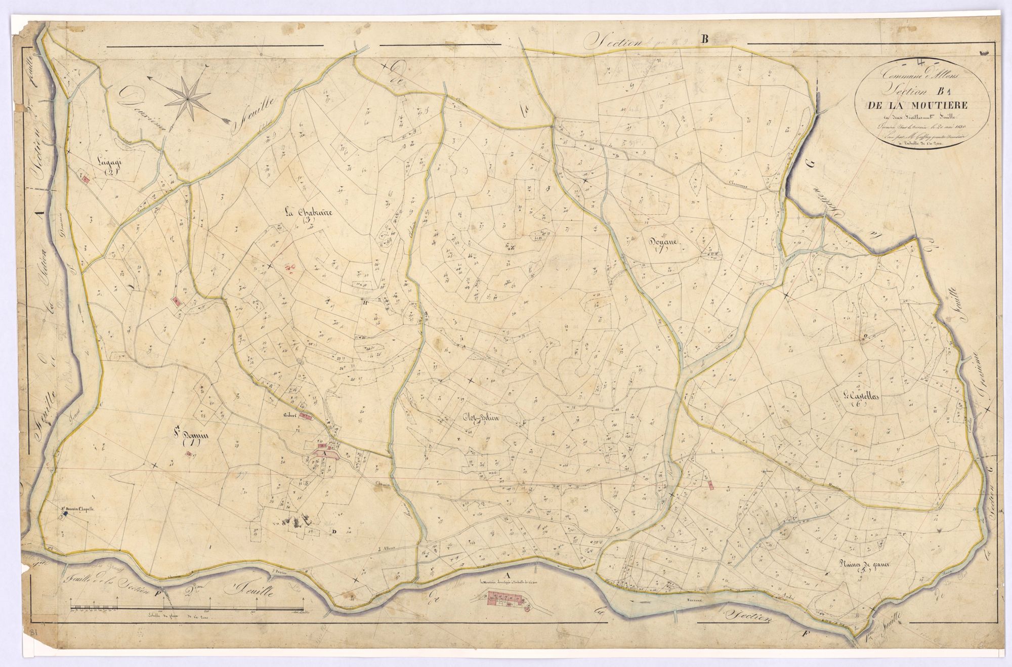 ALLONS - Section B, la Moutiere.