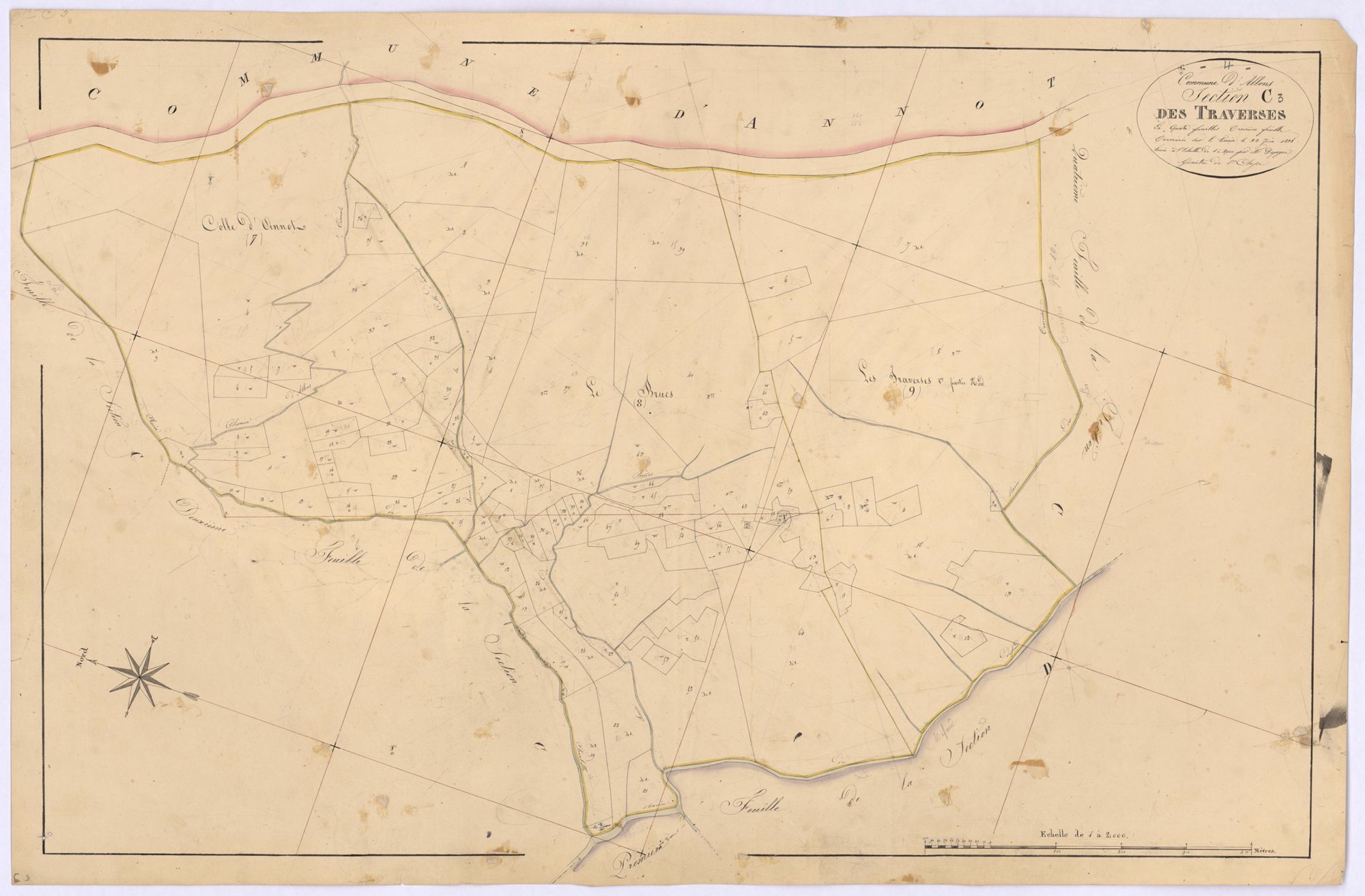 ALLONS - Section C, les Traverses.
