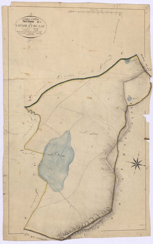 ALLOS - Section D, Villard et le Lac.