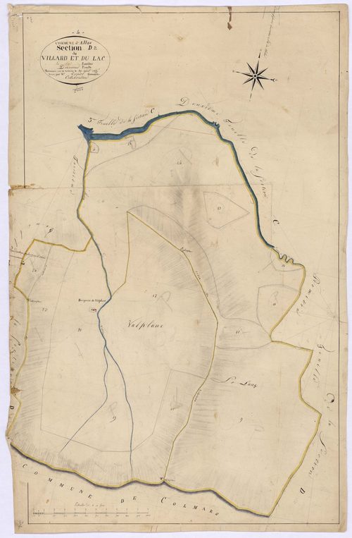 ALLOS - Section D, Villard et le Lac.