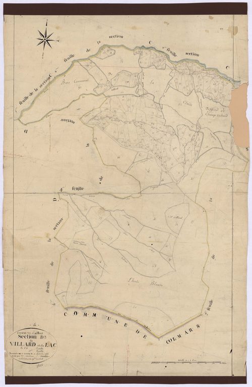 ALLOS - Section D, Villard et le Lac.