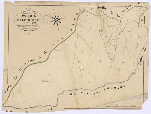 ALLOS - Section E, Valbière.