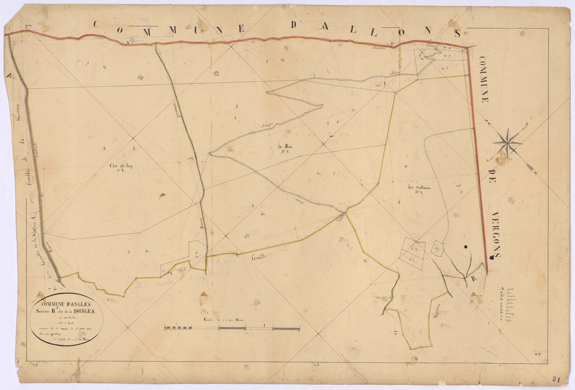 ANGLES - Section B, le Bourgea.