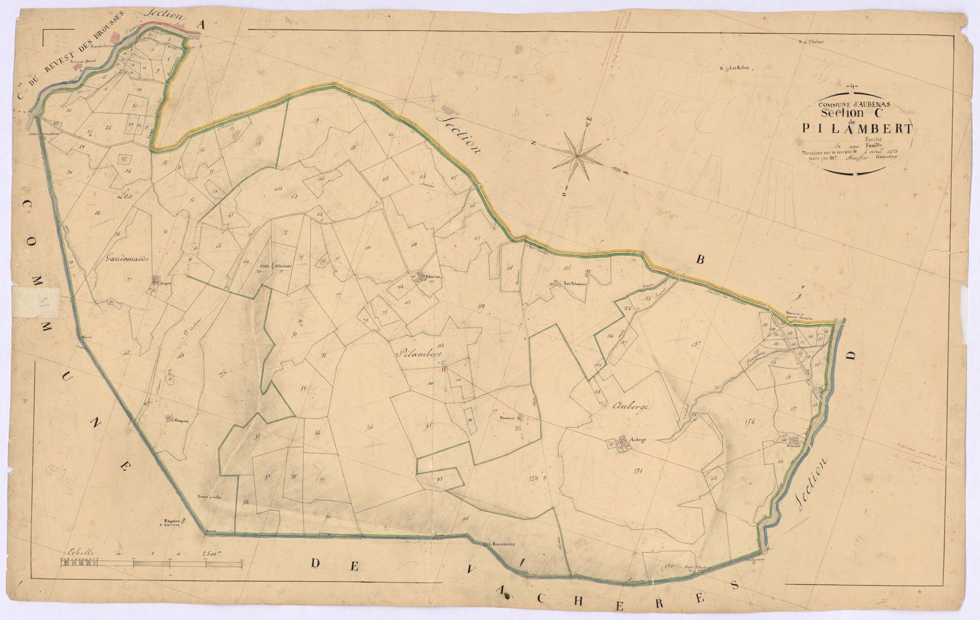 AUBENAS - Section C, le Pilambert.