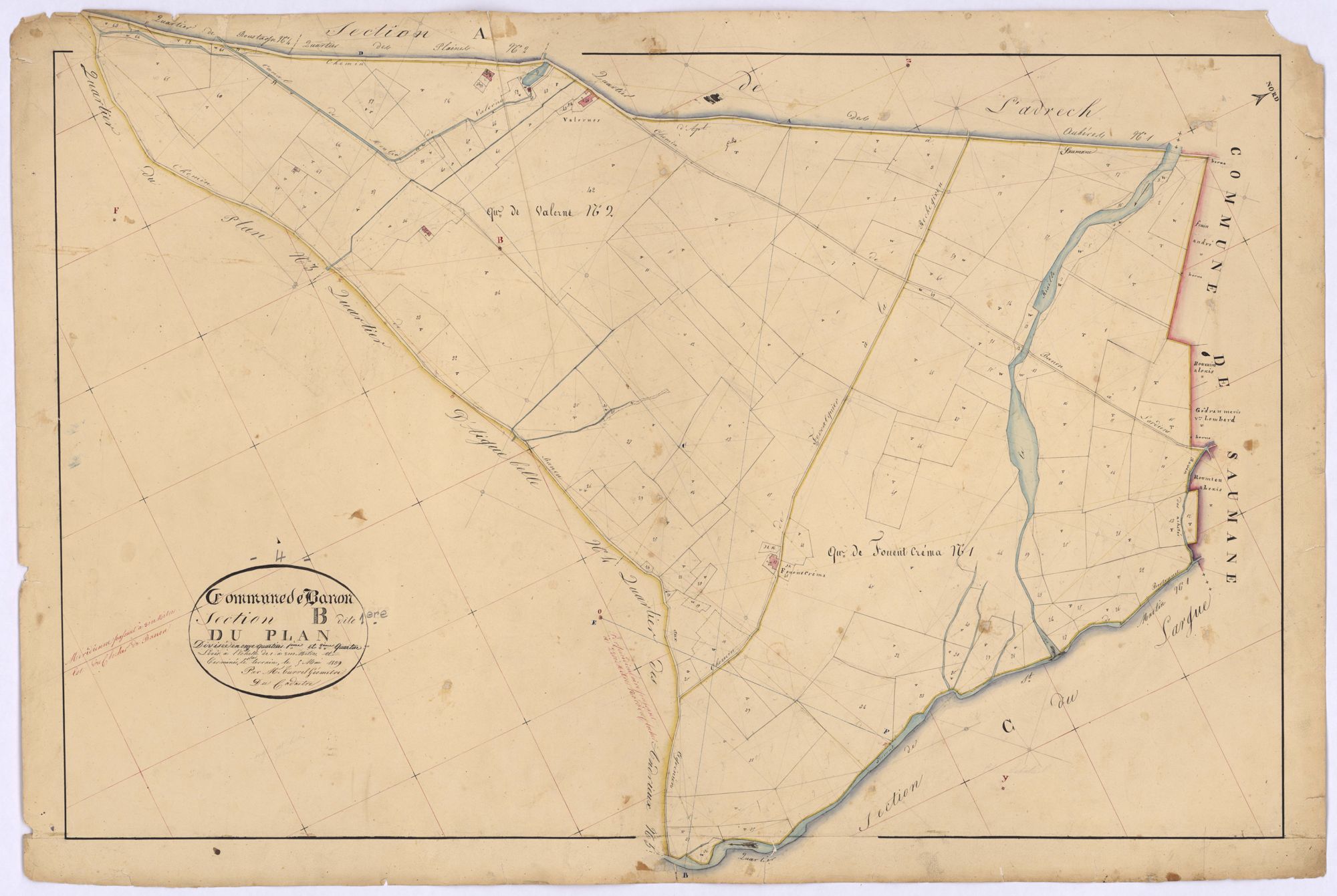 BANON - Section B, le Plan.