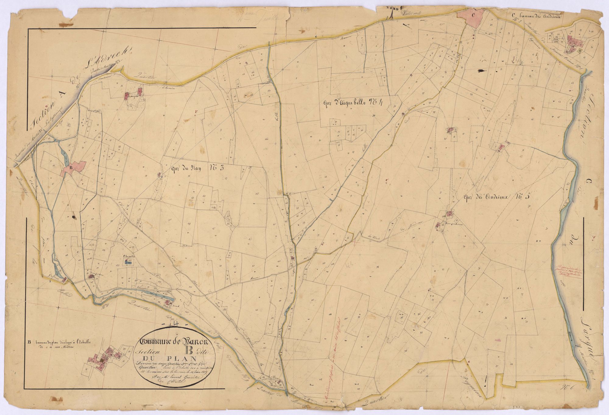 BANON - Section B, le Plan.