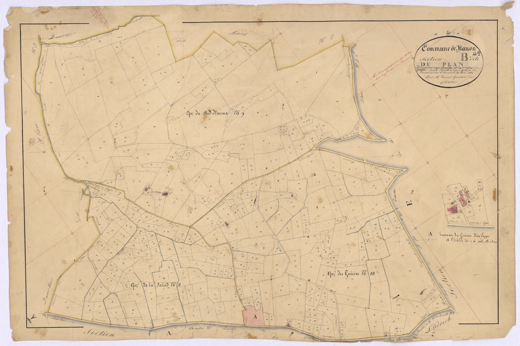 BANON - Section B, le Plan.