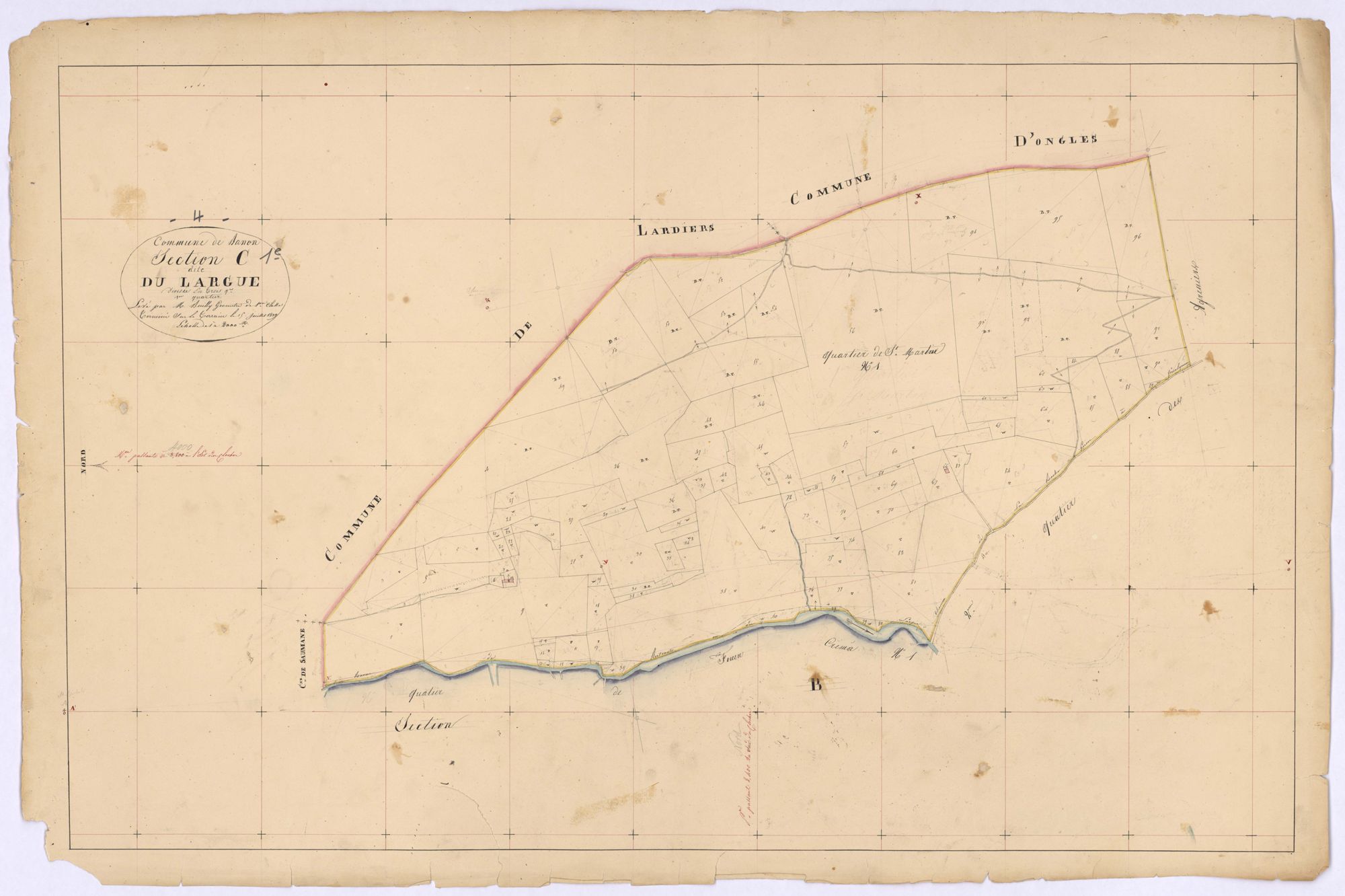 BANON - Section C, le Largue.