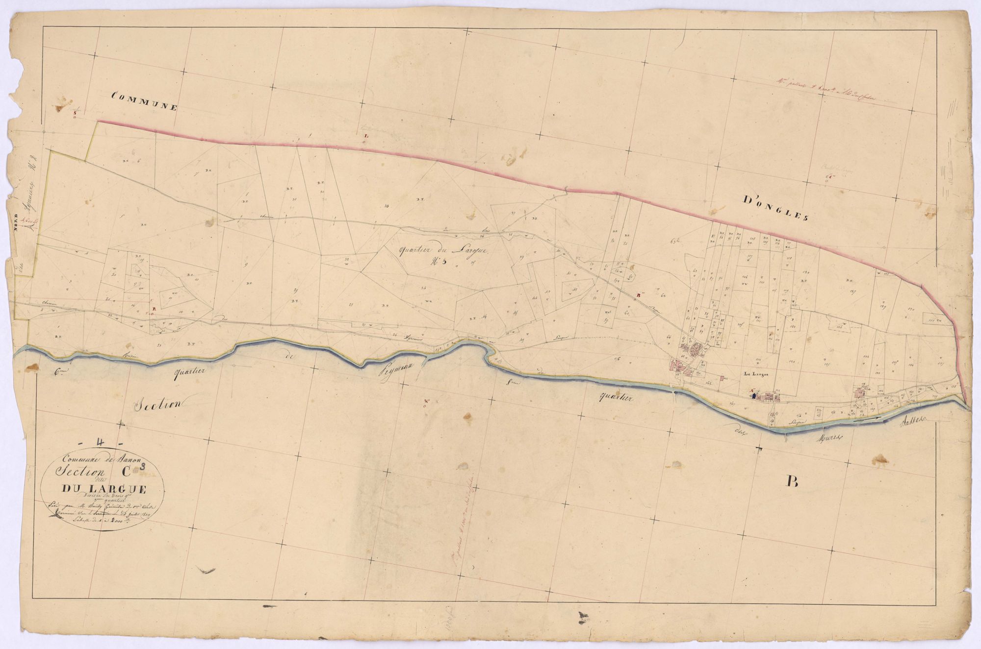 BANON - Section C, le Largue.
