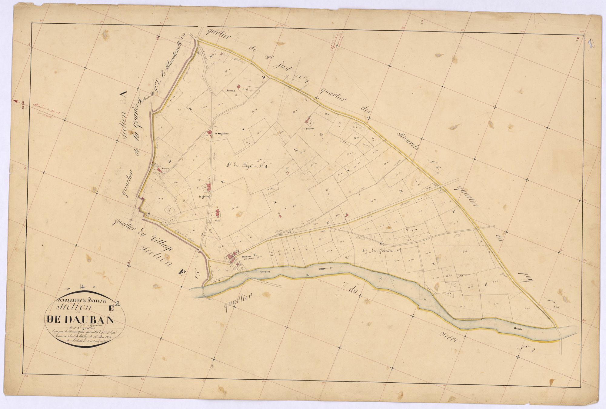 BANON - Section E, le Dedauban.