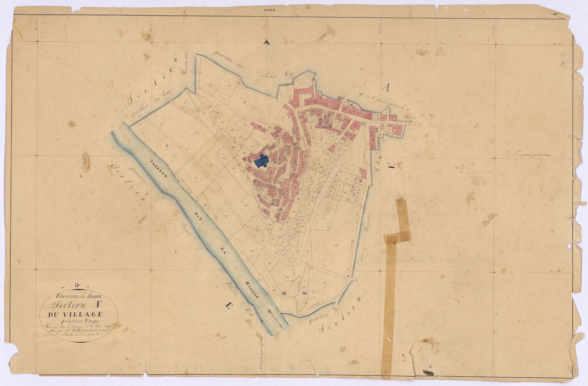 BANON - Section F, le Village.