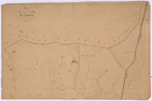 BANON - Section A, l'Adrech.