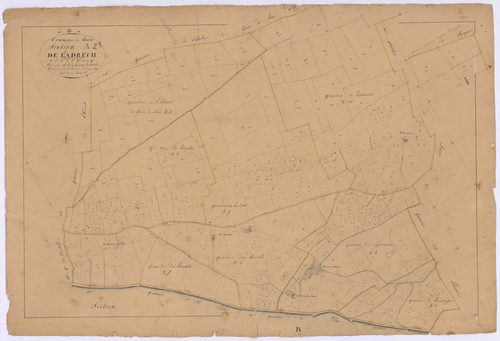 BANON - Section A, l'Adrech.