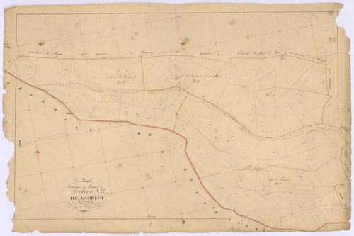 BANON - Section A, l'Adrech.