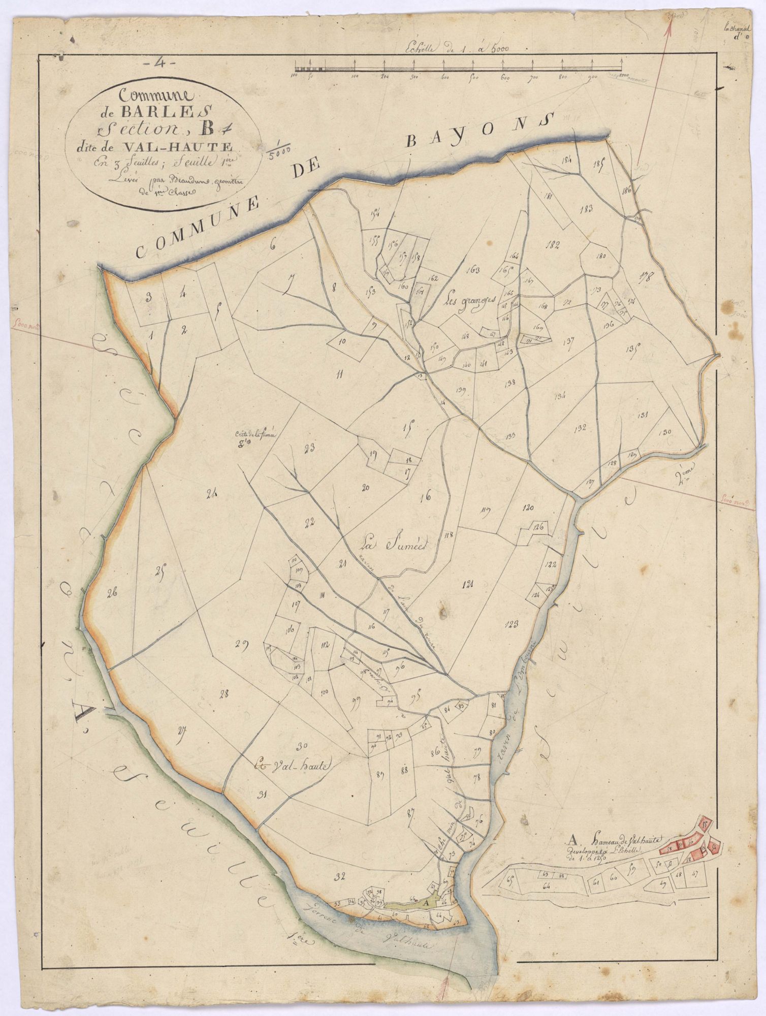 BARLES - Section B, la Val-Haute.