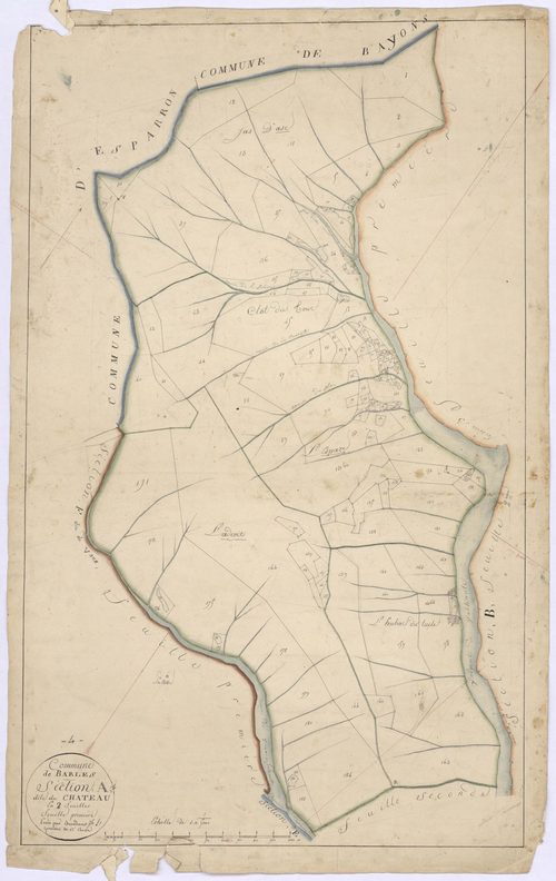 BARLES - Section A, le Château.