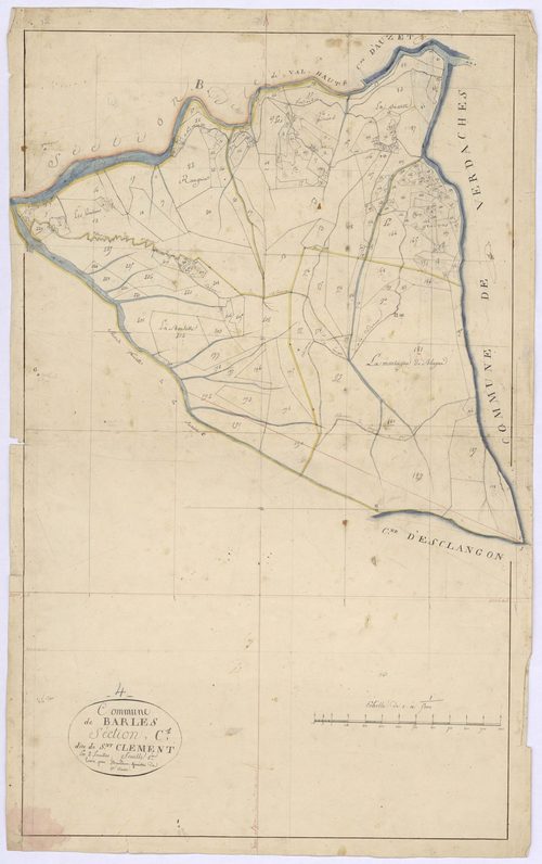 BARLES - Section C, Saint-Clément.