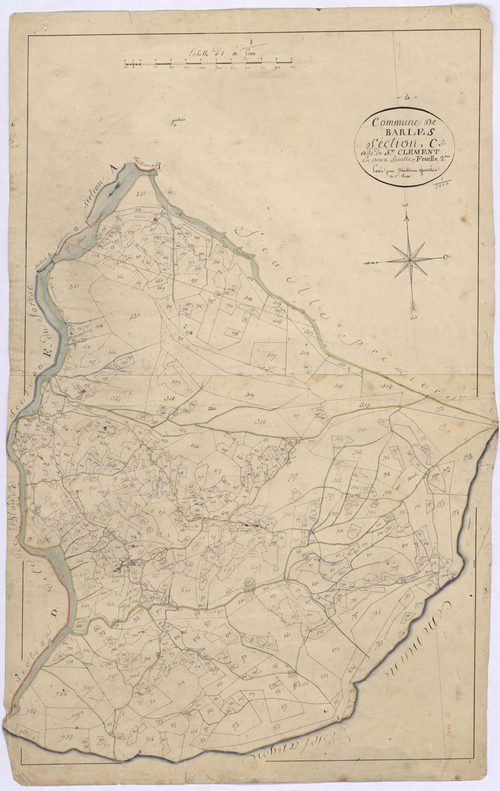 BARLES - Section C, Saint-Clément.