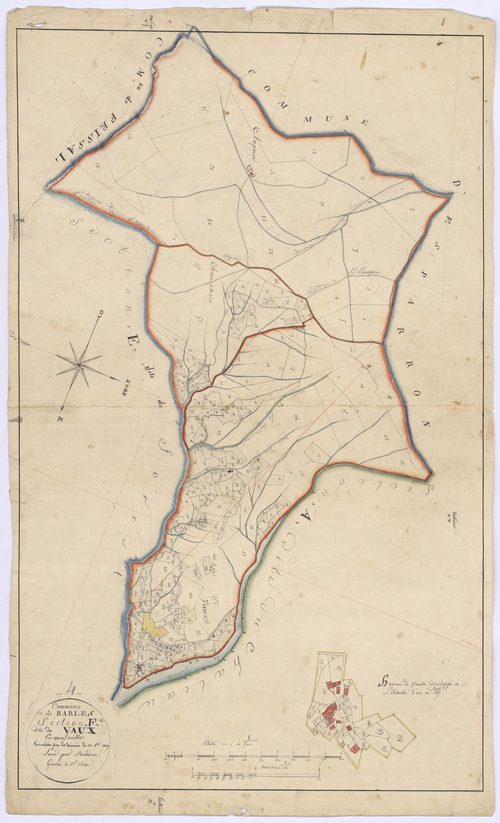 BARLES - Section F, les Vaux.