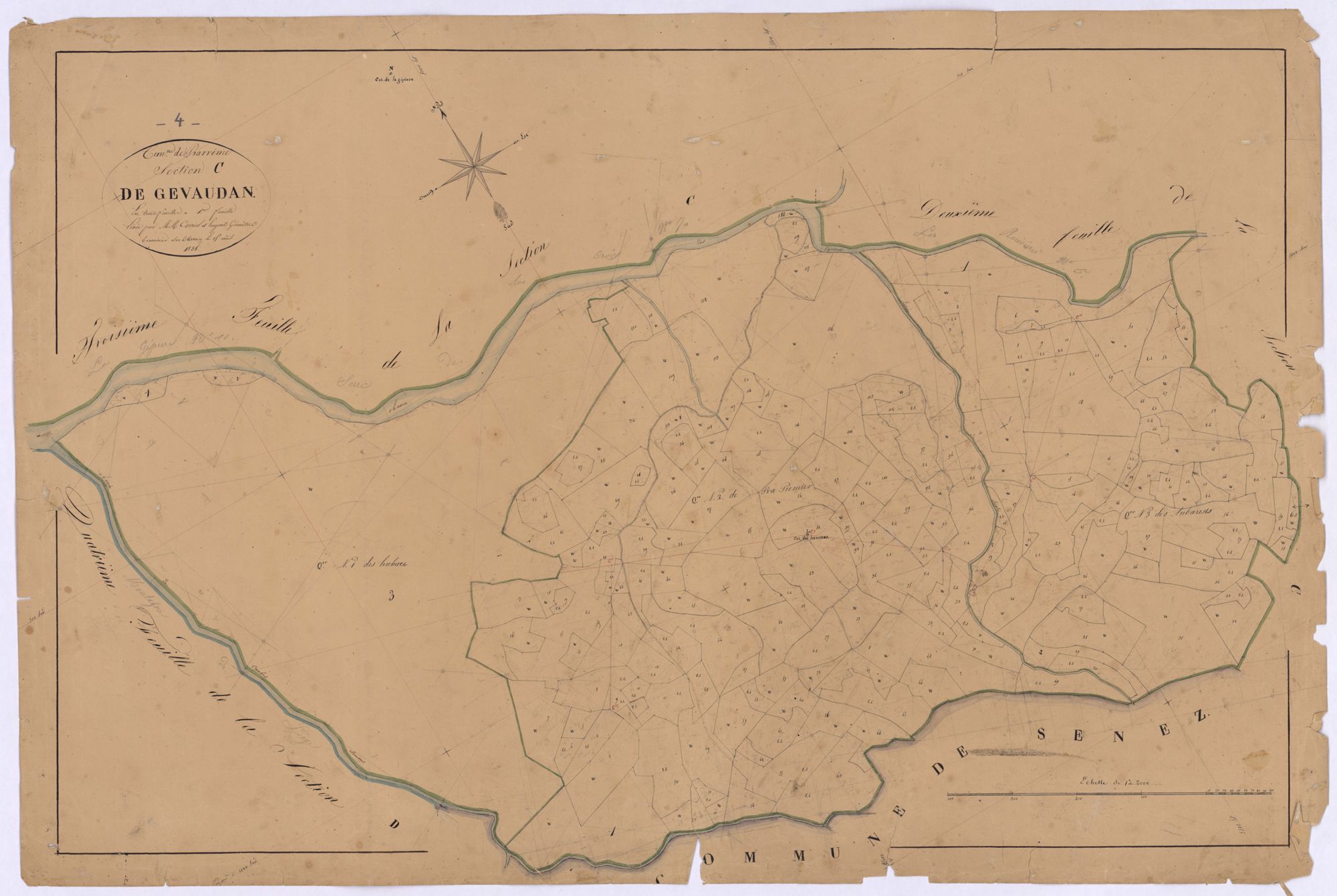 BARREME - Section C, Gévaudan.