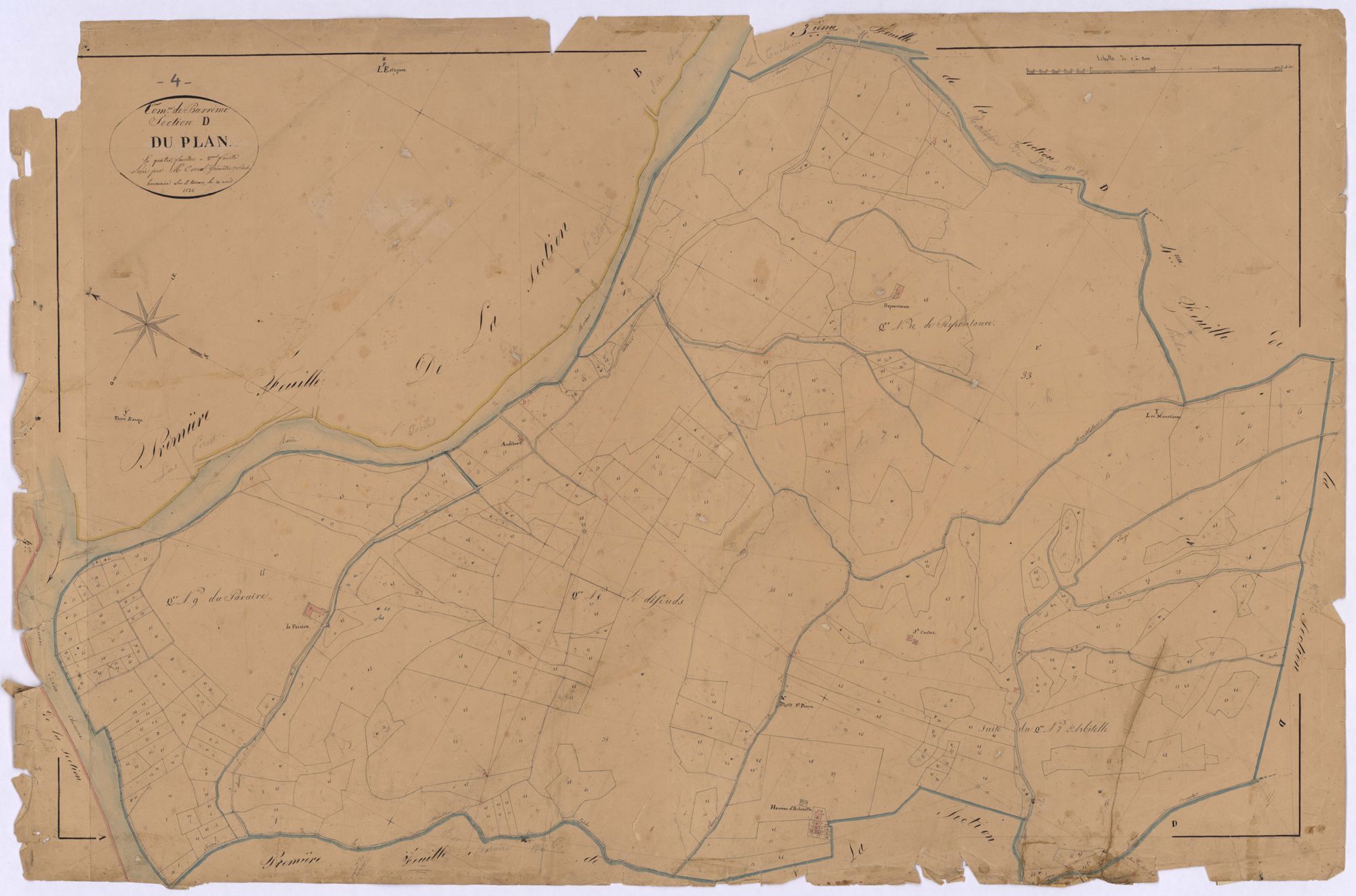 BARREME - Section D, le Plan.