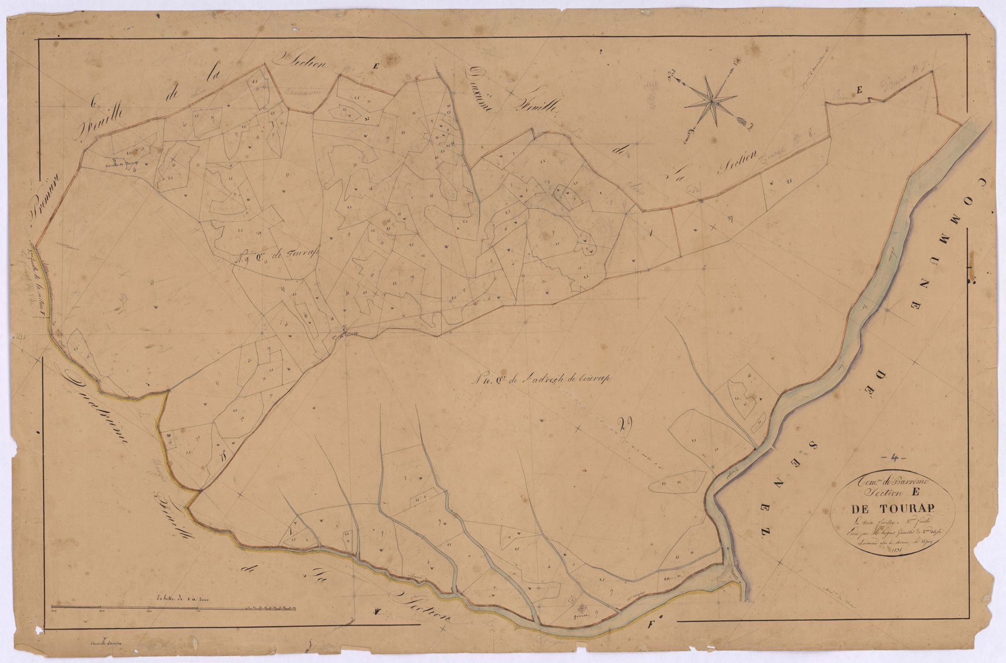 BARREME - Section E, le Tourap.