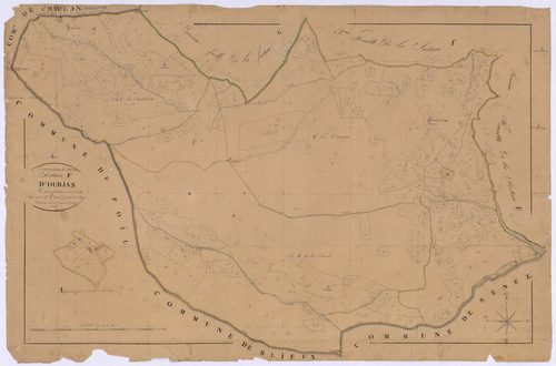 BARREME - Section F, d'Ourjac.