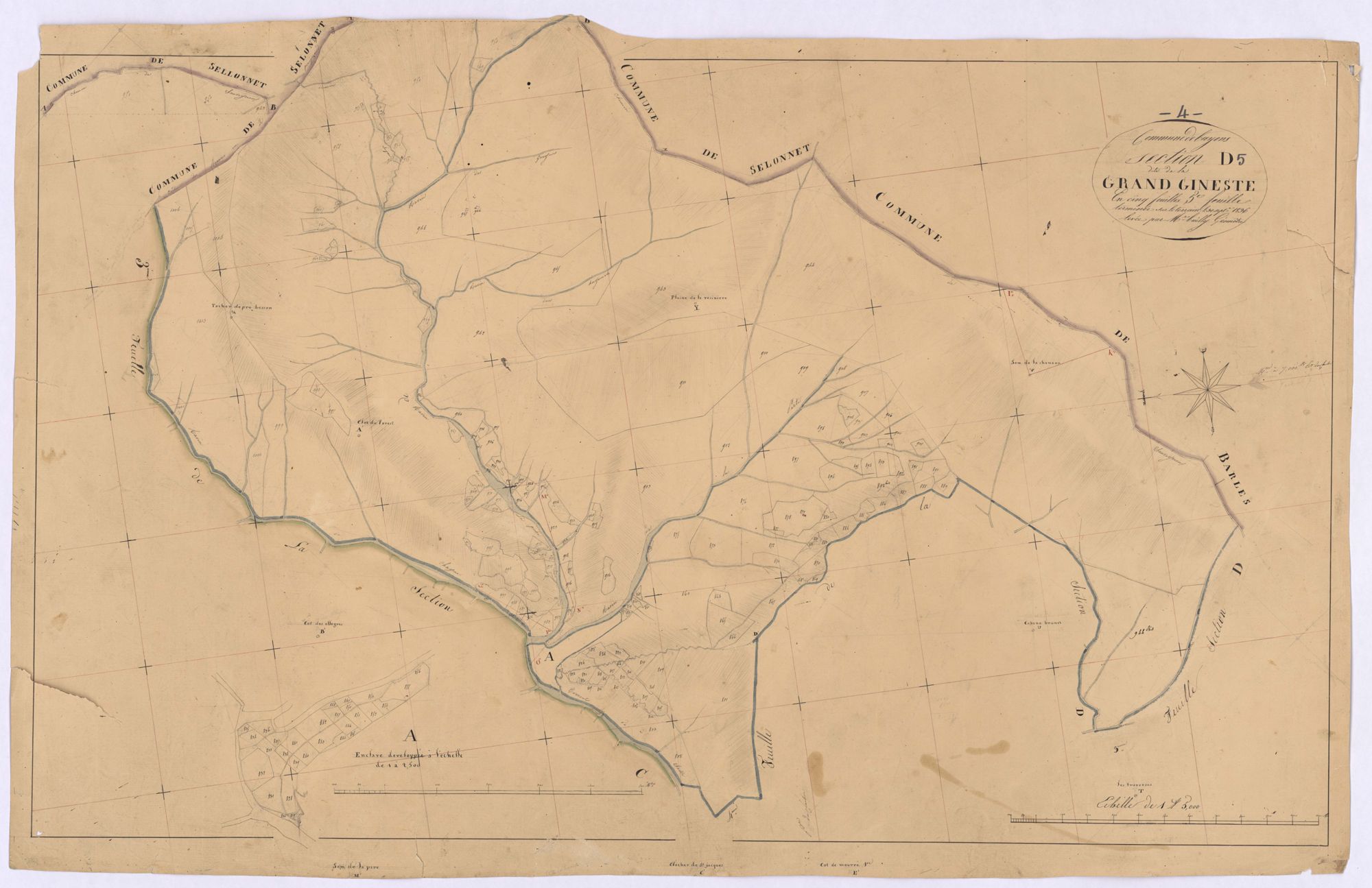 BAYONS - Section D, Grand Gineste.