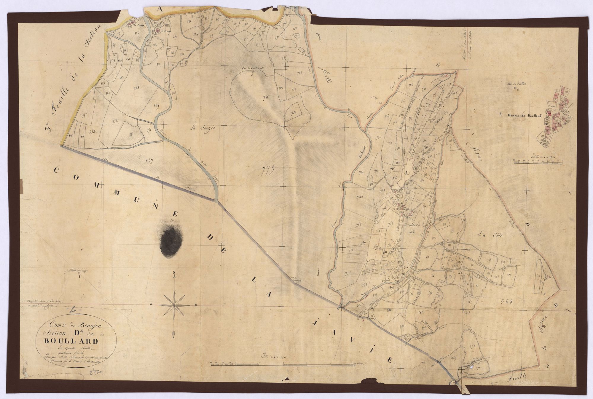 BEAUJEU - Section D, Boulard.